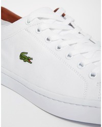 Baskets blanches Lacoste