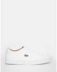 Baskets blanches Lacoste