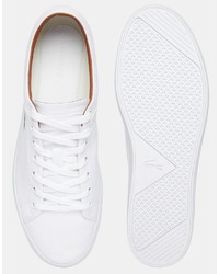 Baskets blanches Lacoste