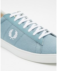 Baskets bleu clair Fred Perry