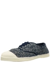 Baskets bleu marine Bensimon