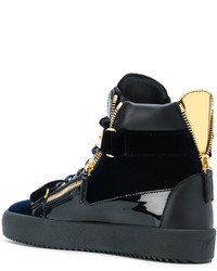 Baskets bleu marine Giuseppe Zanotti Design