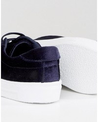 Baskets bleu marine Asos