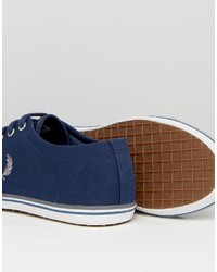 Baskets bleu marine Fred Perry