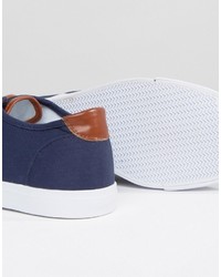 Baskets bleu marine Asos