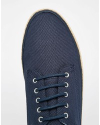 Baskets bleu marine Pull&Bear