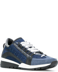 Baskets bleu marine DSQUARED2