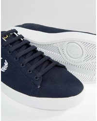 Baskets bleu marine Fred Perry