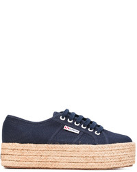 Baskets bleu marine Superga