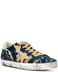 Baskets bleu marine Golden Goose