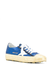 Baskets bleues Golden Goose