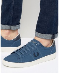 Baskets bleues Fred Perry