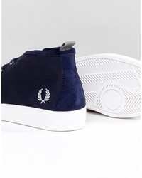 Baskets bleues Fred Perry