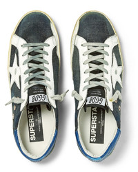 Baskets bleues Golden Goose Deluxe Brand