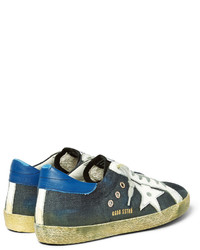 Baskets bleues Golden Goose Deluxe Brand