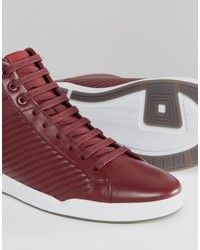 Baskets bordeaux Hugo Boss