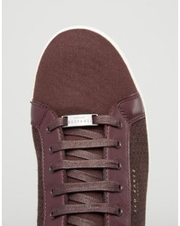 Baskets bordeaux Ted Baker