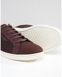 Baskets bordeaux Ted Baker