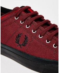 Baskets bordeaux Fred Perry