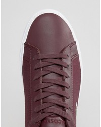 Baskets bordeaux Lacoste