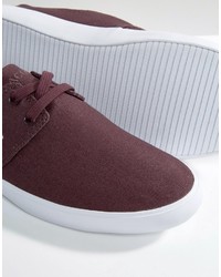 Baskets bordeaux Lacoste