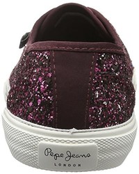 Baskets bordeaux Pepe Jeans