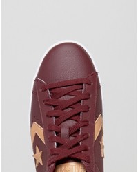 Baskets bordeaux Converse