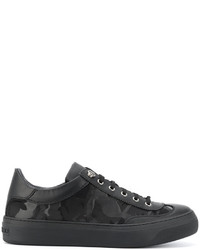Baskets camouflage noires Jimmy Choo