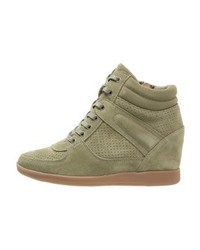 Baskets compensées olive Bullboxer