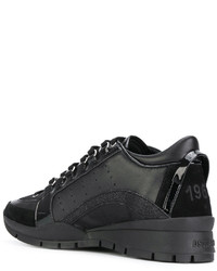 Baskets en caoutchouc noires Dsquared2