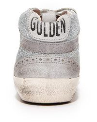 Baskets en cuir à étoiles grises Golden Goose Deluxe Brand