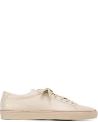 Baskets en cuir beiges Common Projects