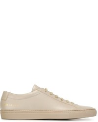 Baskets en cuir beiges Common Projects