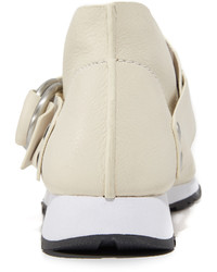 Baskets en cuir beiges Derek Lam 10 Crosby