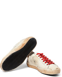 Baskets en cuir beiges Golden Goose Deluxe Brand