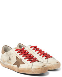 Baskets en cuir beiges Golden Goose Deluxe Brand