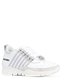 Baskets en cuir blanches Dsquared2