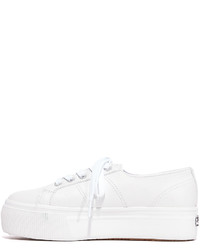 Baskets en cuir blanches Superga