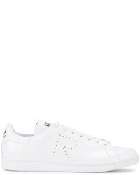 Baskets en cuir blanches Adidas By Raf Simons