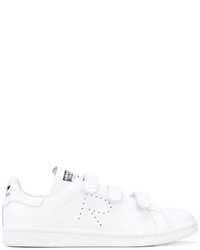 Baskets en cuir blanches Adidas By Raf Simons