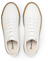 Baskets en cuir blanches Acne Studios