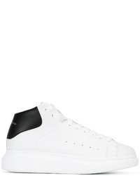 Baskets en cuir blanches Alexander McQueen