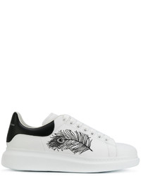 Baskets en cuir blanches Alexander McQueen