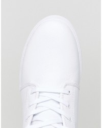 Baskets en cuir blanches Lacoste