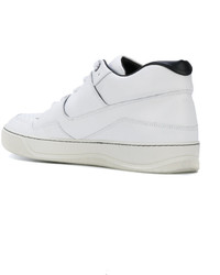 Baskets en cuir blanches Lanvin