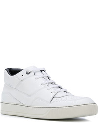 Baskets en cuir blanches Lanvin