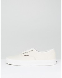 Baskets en cuir blanches Vans