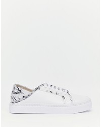 Baskets en cuir blanches Senso