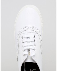 Baskets en cuir blanches Fred Perry