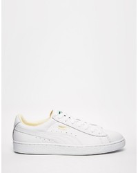 Baskets en cuir blanches Puma